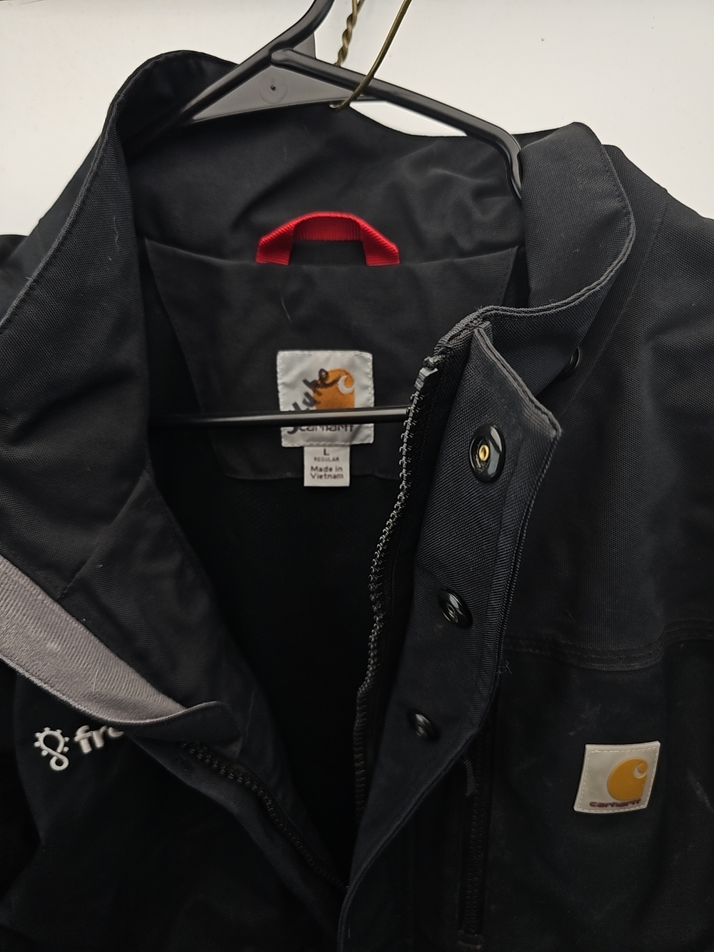Carhartt Storm Defender Black Waterproof Hooded Jacket View 3